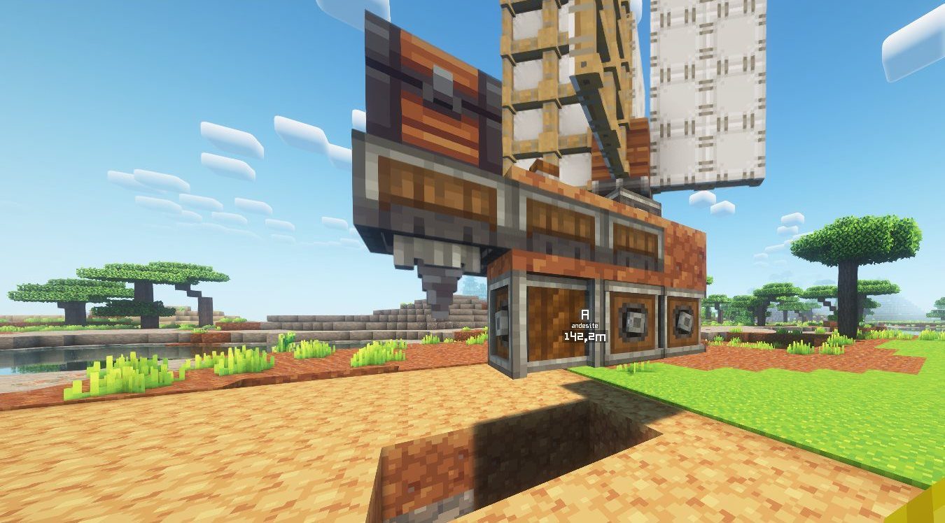 Une usine Create au milieu de la savane